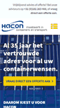 Mobile Screenshot of hacon-containers.nl